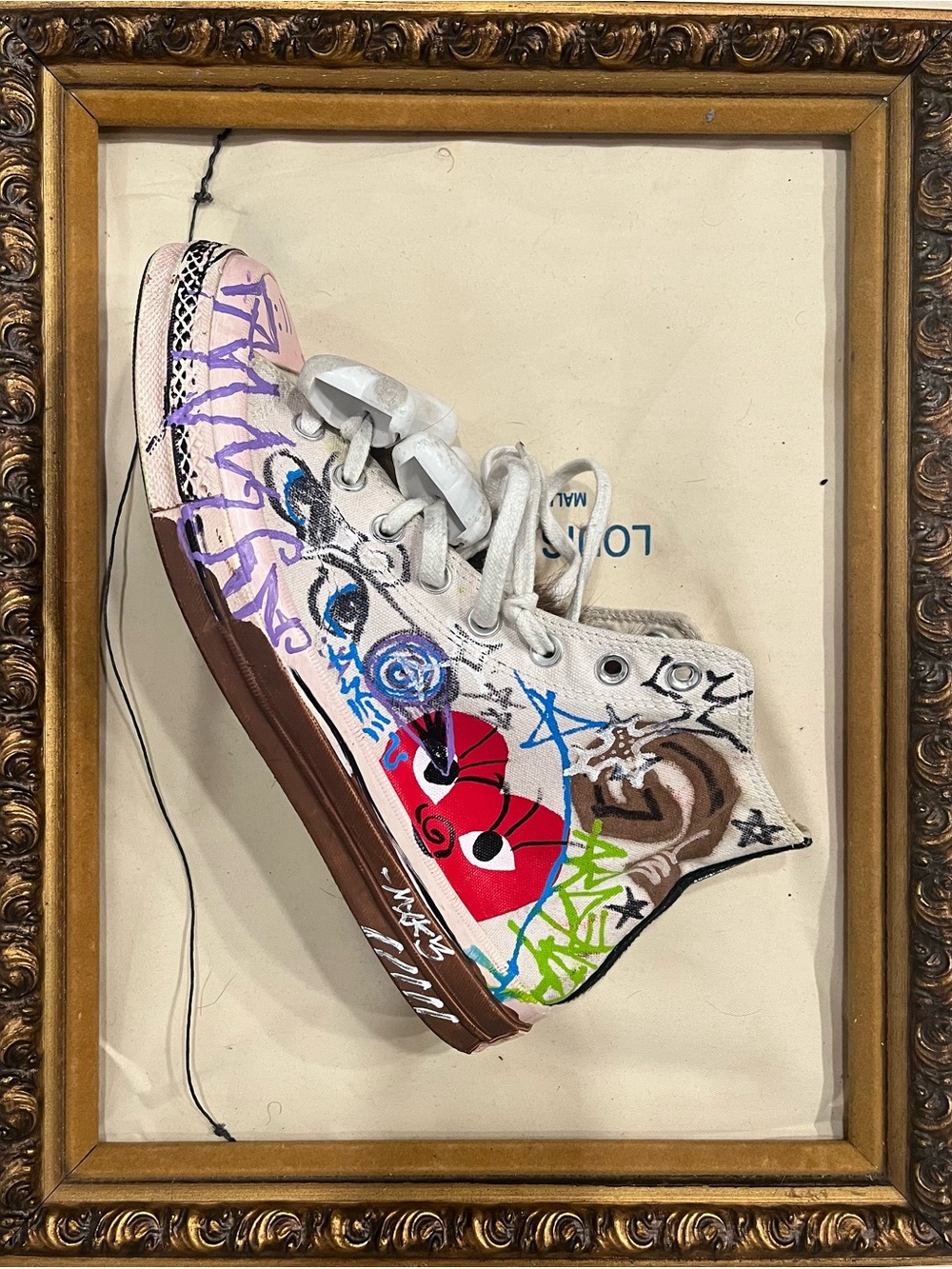 Custom “CDG” Converses - Picture 9 of 11